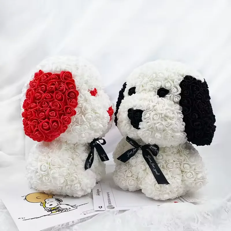Lovely PE Rose Dog Gift For Birthday For Little Girls Best Sell Christmas Gift