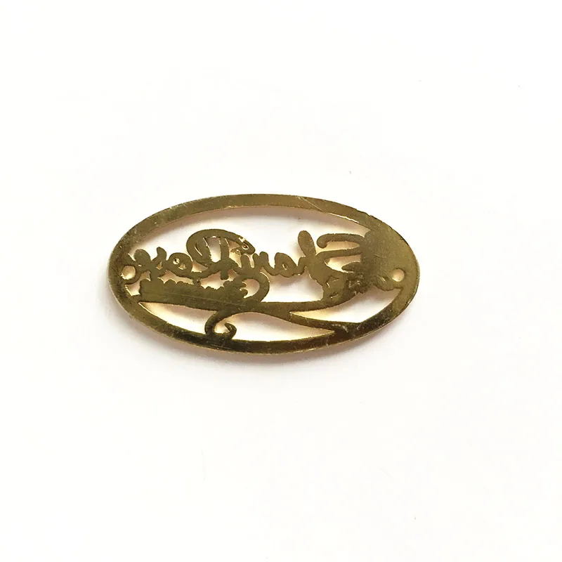 FREE SAMPLE Metal Labels Zinc Alloy Engraved Brand Logo Making Tags Custom Metal Badges for Clothes