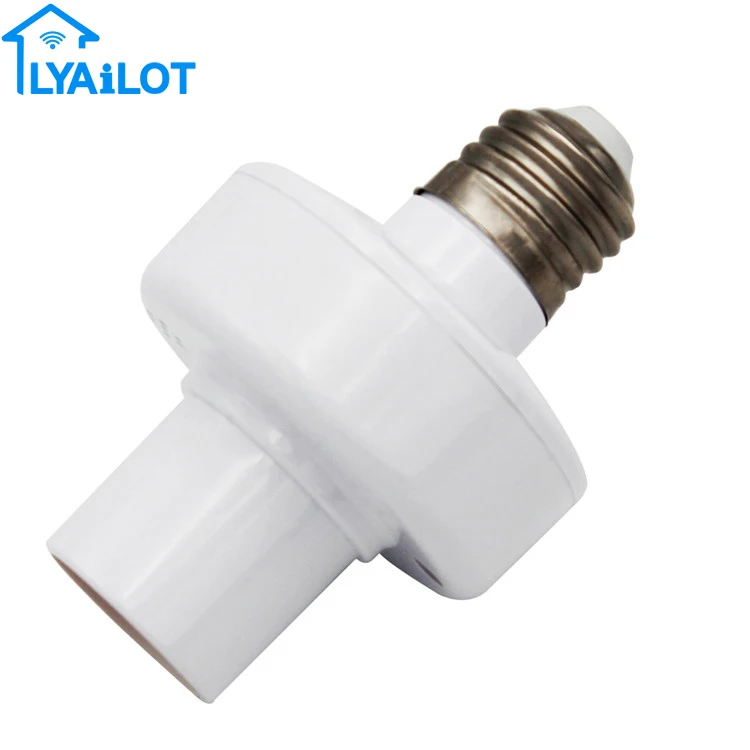 Lamp Holder WiFi Wireless Tuya APP Remote Control Light Lamp Bulb Adapter for Home Automation Smart Wifi Lamp Adapter E27
