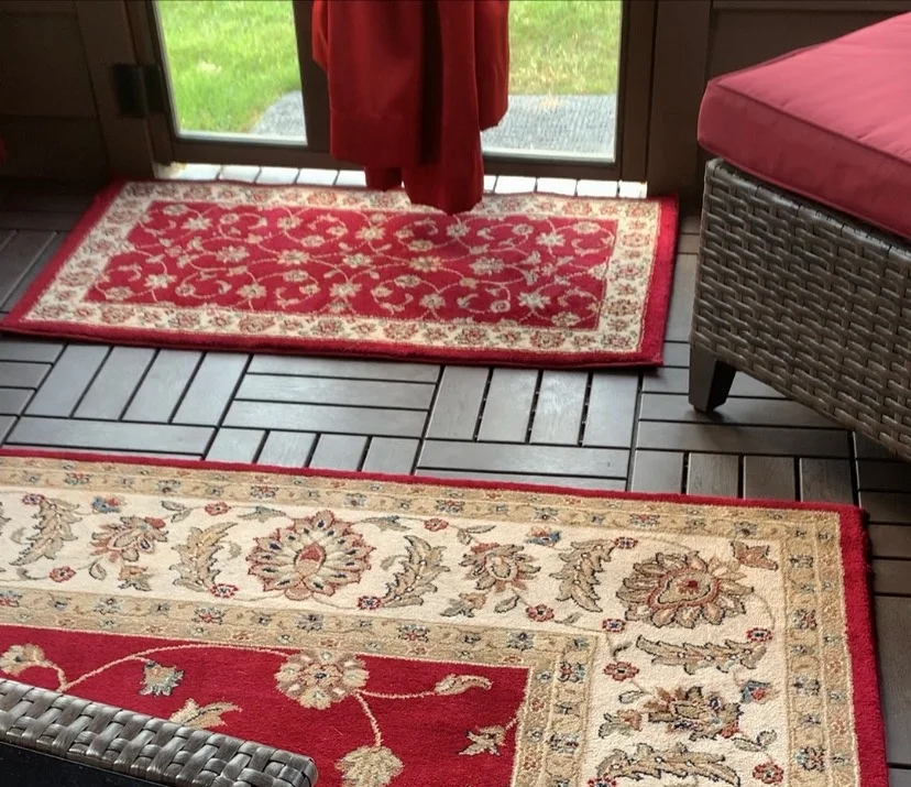 Interlocking removable outdoor floor tiles easy install DIY patio floor tile fireproof deck tile