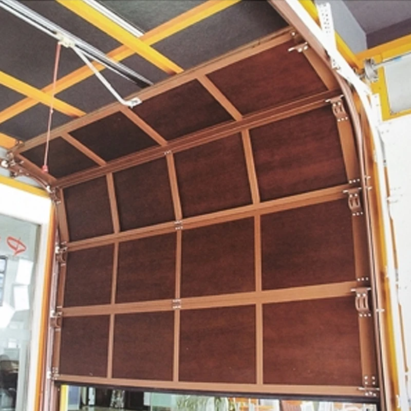 JST Automatic Cheap Prices Flush Beadline Panel Electric Roll Up Black Color Farmhouse Garage Doors