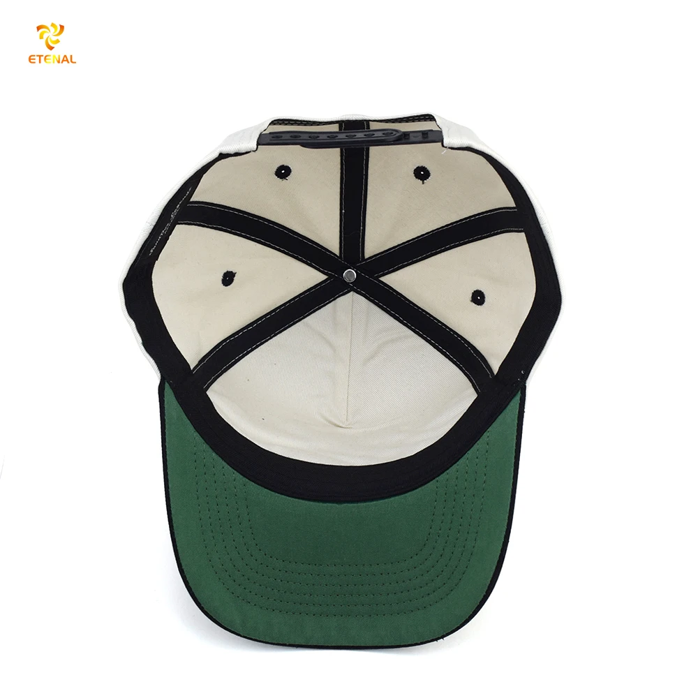 custom low profile 2 tone two tone baseball cap black and white caps baseball