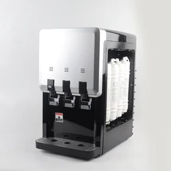 Home use desktop water cooler  hot&cold normal children safety lock RO water dispenser purifier cooler