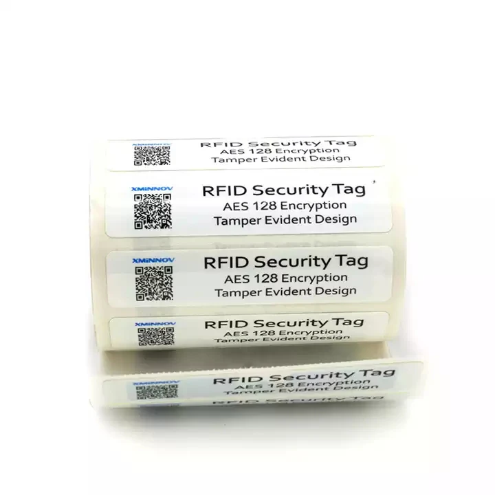 UHF rfid asset tags smart label rfid security retail tag with qr code