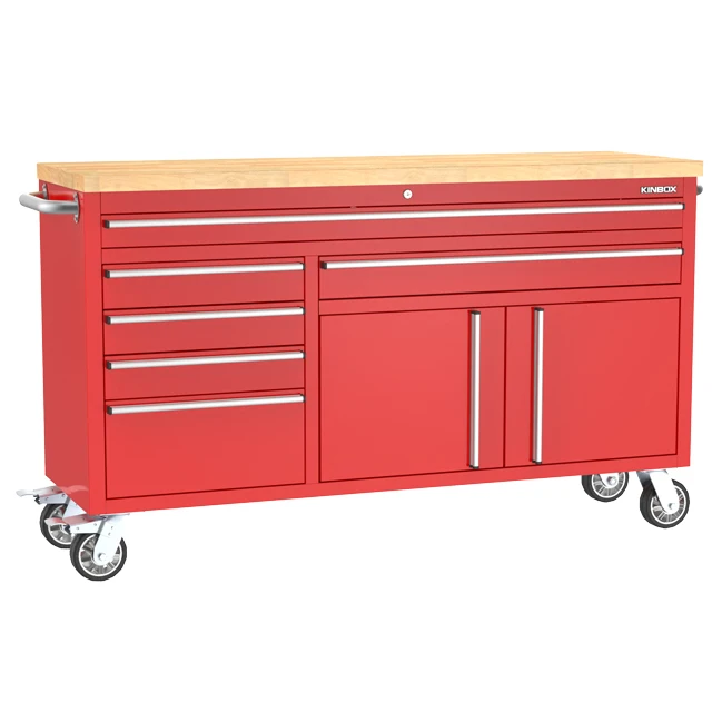 
Kinbox 152cm.Rolling Tool Box for Garage tool Cabinet 