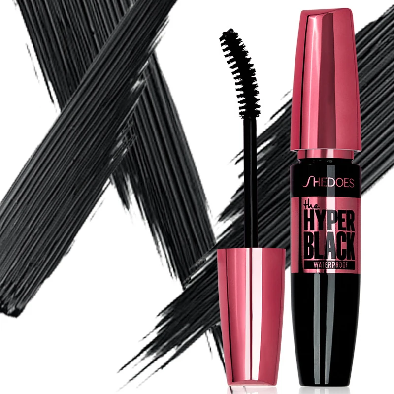 New Mascara For Long Lashes And Volume Black Water Resistant  Long Lasting Fiber Moisturizer Mineral Fiber Mascara Stick
