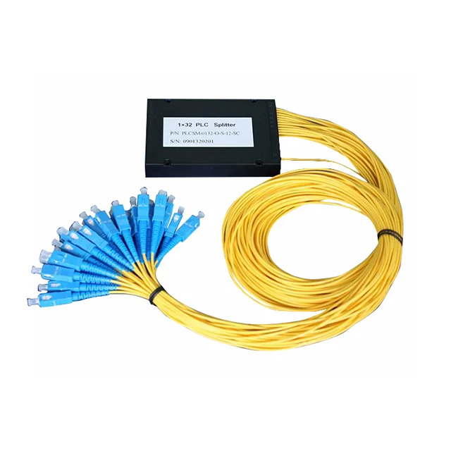 Optical CATV Telecom Plc 1x8 1x16 With Connector PON & FTTX fiber plc splitter price