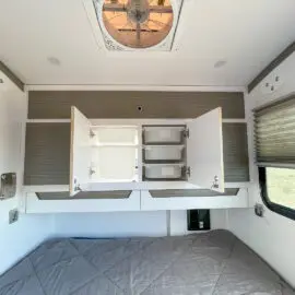 Customised sale max large space caravan camping Travel camper trailer with sleeper berth triple camp kitchen system