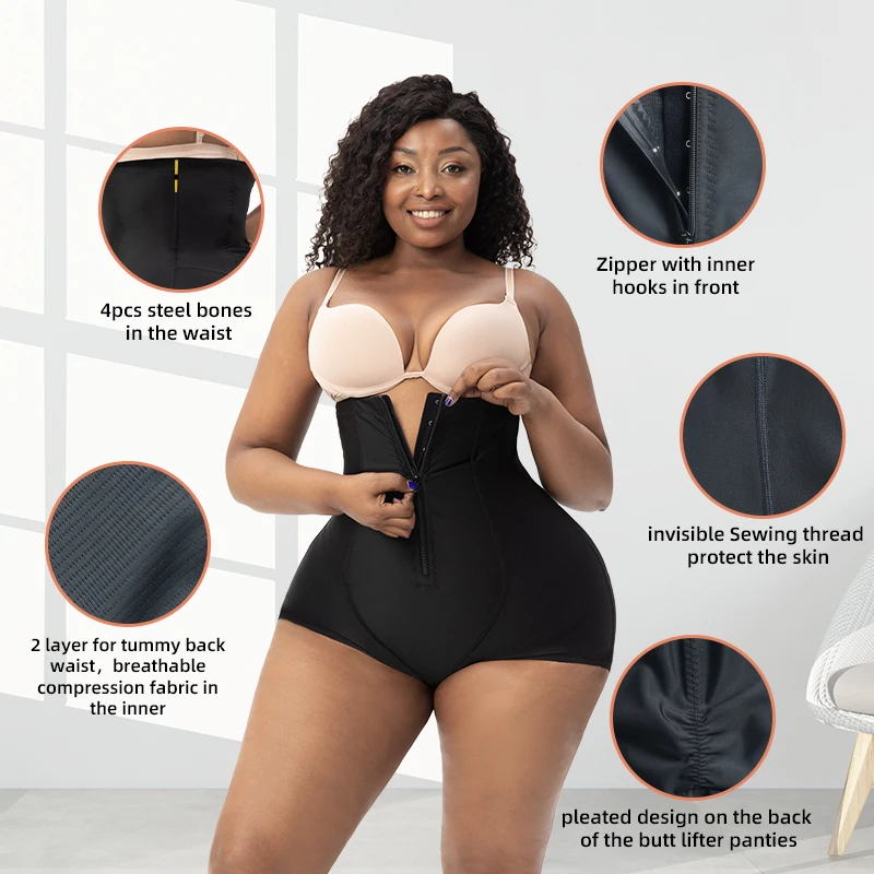 Body Slimming Panties Brief Shapewear High-Waisted Rise Shaper Panty