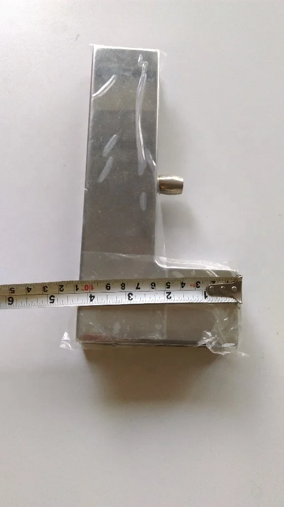 Everstrong I015 stainless steel top glass  patch fitting or curved tempered glass door clip