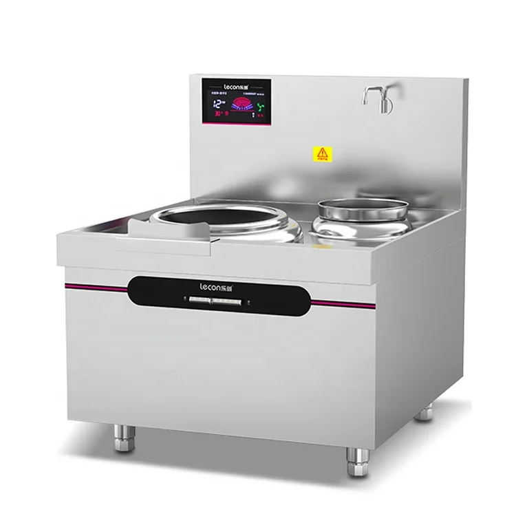 Commercial Hotel Restaurant Kitchen Single Burner High Power Induction Wok Cooker Electric Stove