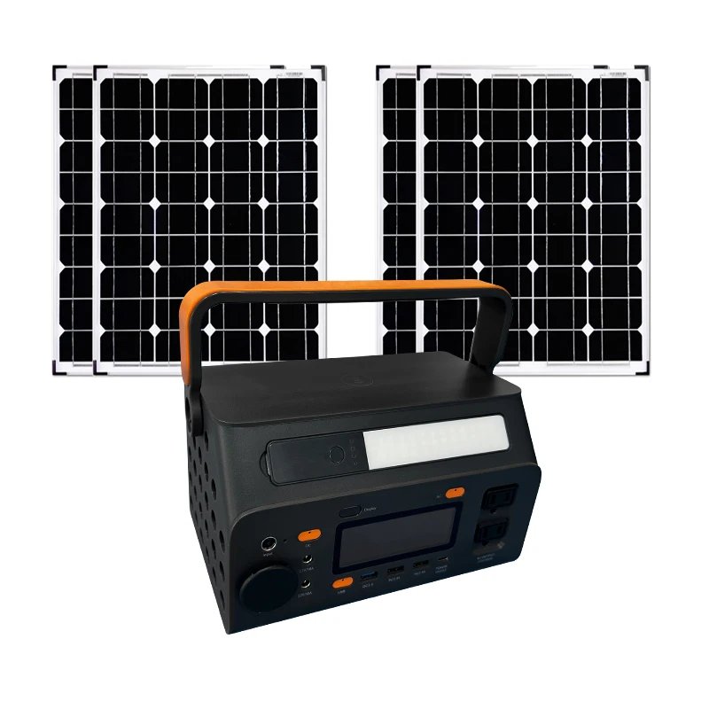 Solar generator 220v small portable outdoor emergency power generation
