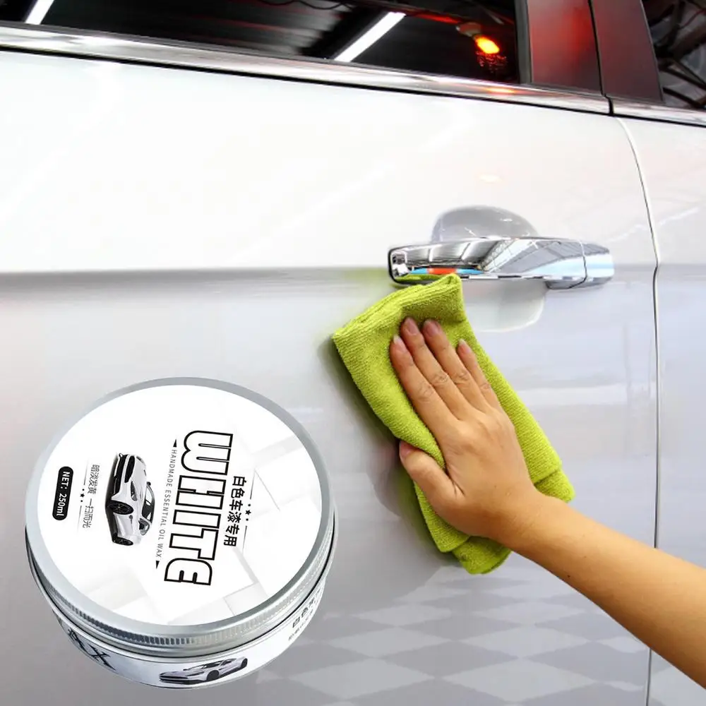 250g Car Polish Car Wax Imported palm and silicone resin High Shine Soft Car Protector Applicator Foam Ultra-soft Cleaning Tool