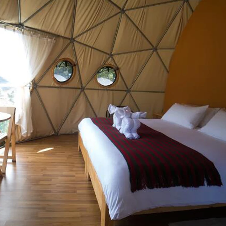Открытый роскошный глэмпинг Geodome палатки ПВХ купола Сборный Дом Курортный отель домашний Кемпинг геодезический круглый тент для продажи