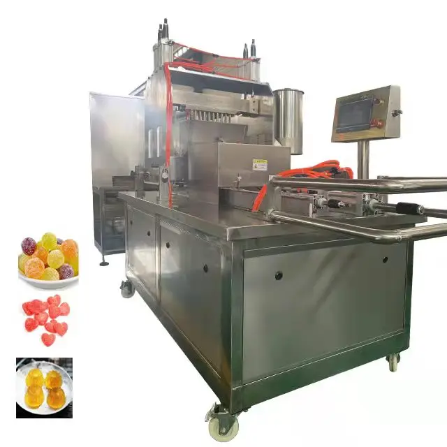 automatic healthy gummy candy depositing machine for candy factory