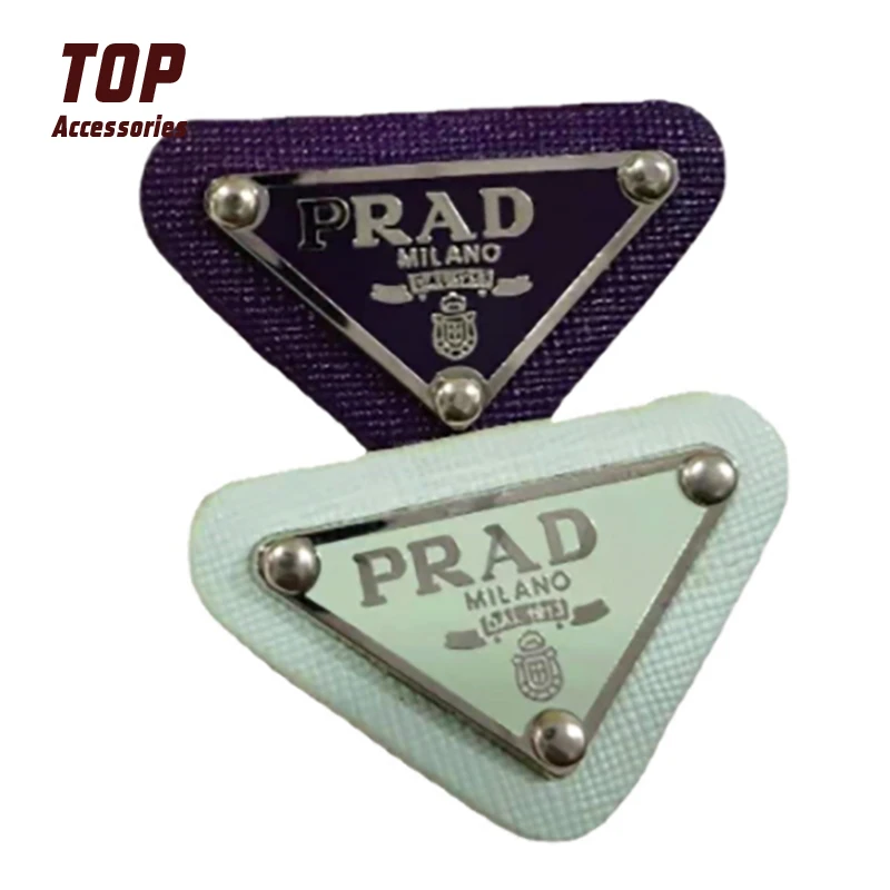 Hats Labels Maker New Design Custom Logo PU Leather Jacket Badge Patch