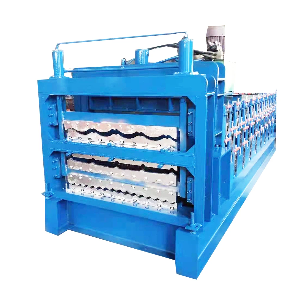 Customized PLC Control Colored Cold Roof Tile Making Machine