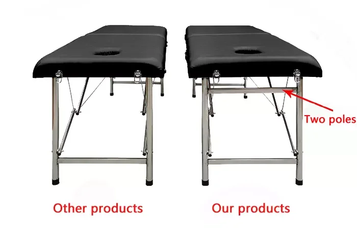 Professional Thai folding portable head luxury water massage bed