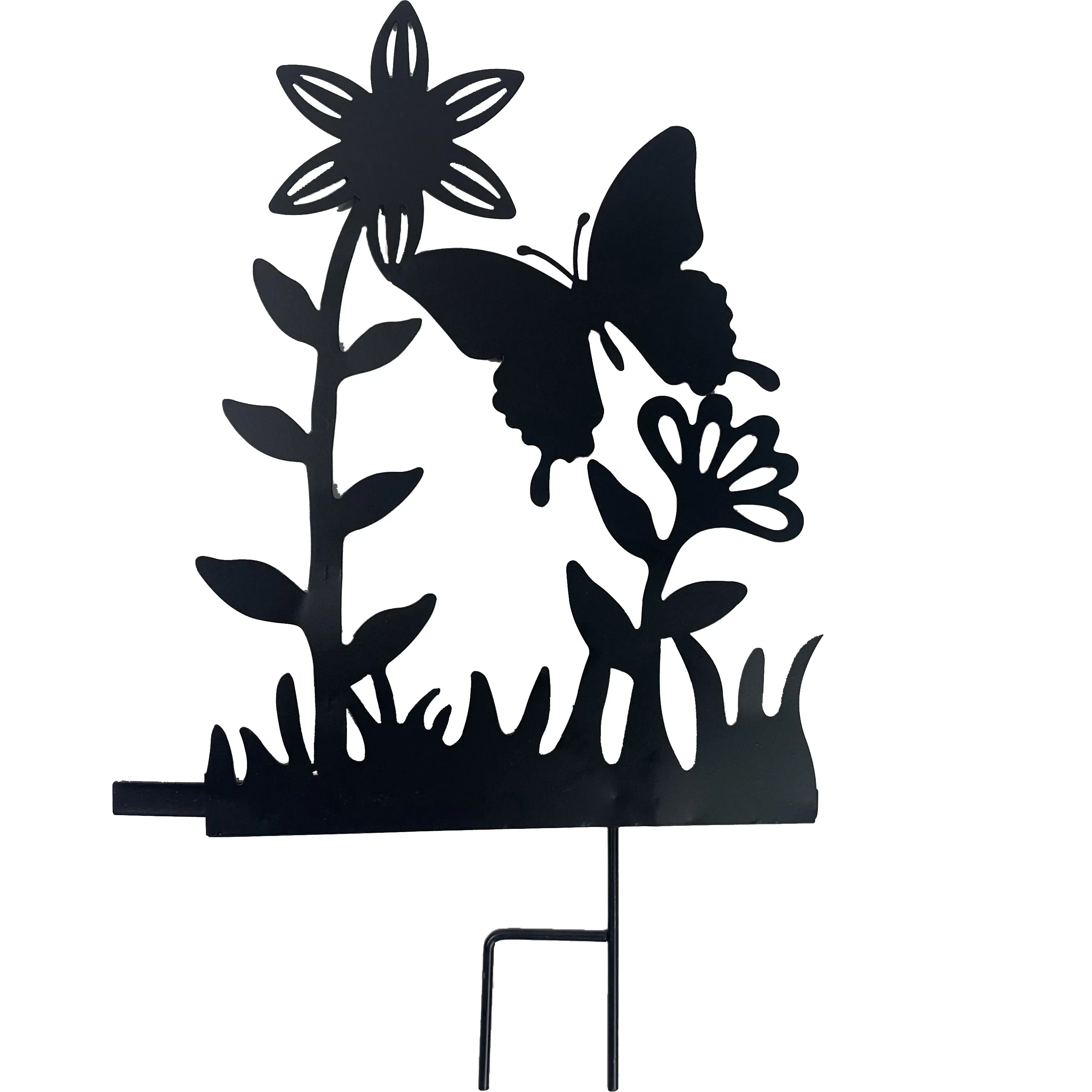 Garden Landscape Metal Border Fence Section Edging Patio Flower Bed Animal Barrier Outdoor Fences