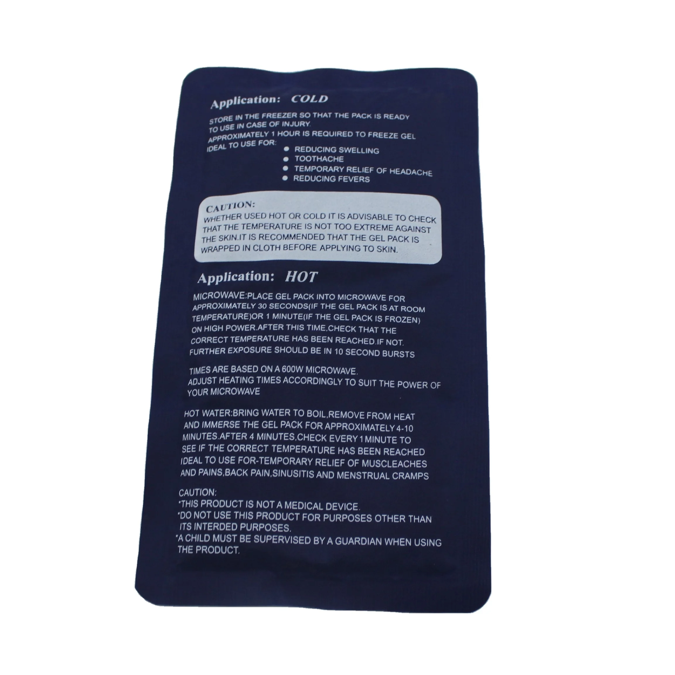 medical supplies Factory Supply Reusable Insulin Specific  Ice Bag Heat Therapy Wrap First Aid Hot Cold Gel Pack for Pain Relief