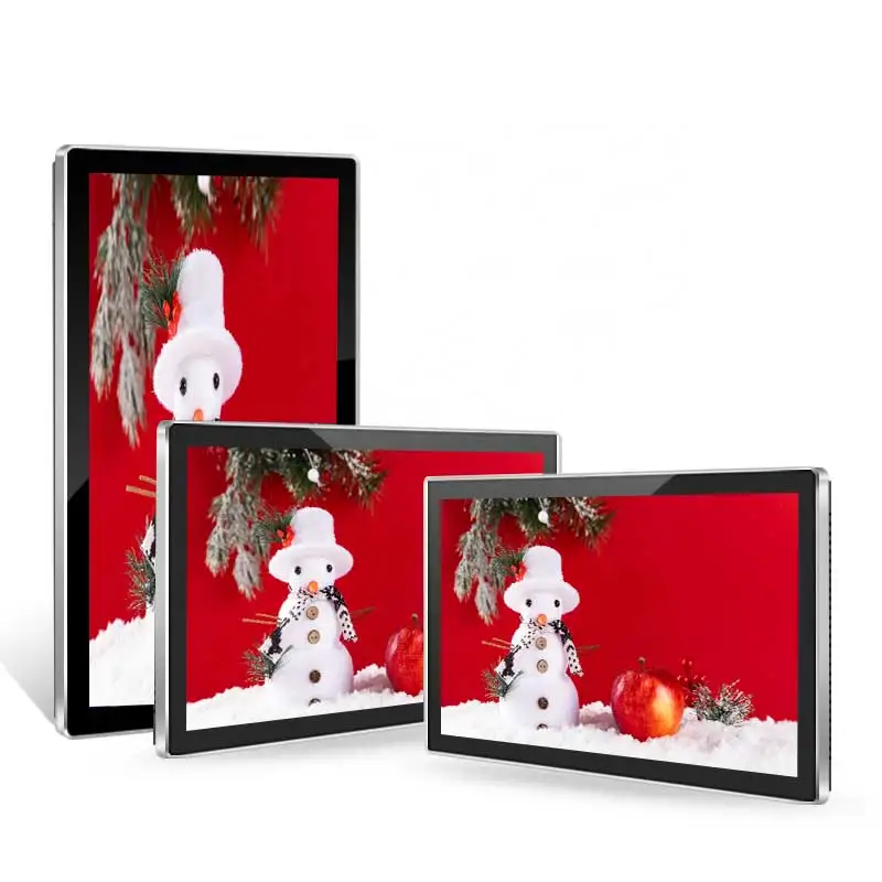 49inch indoor window interactive ir touch digital signage 4k lcd advertising monitor