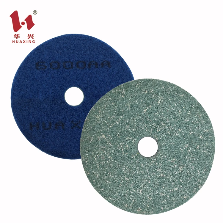 Huaxing high quality  durable wet use stone granite marble m sponge polishing pads