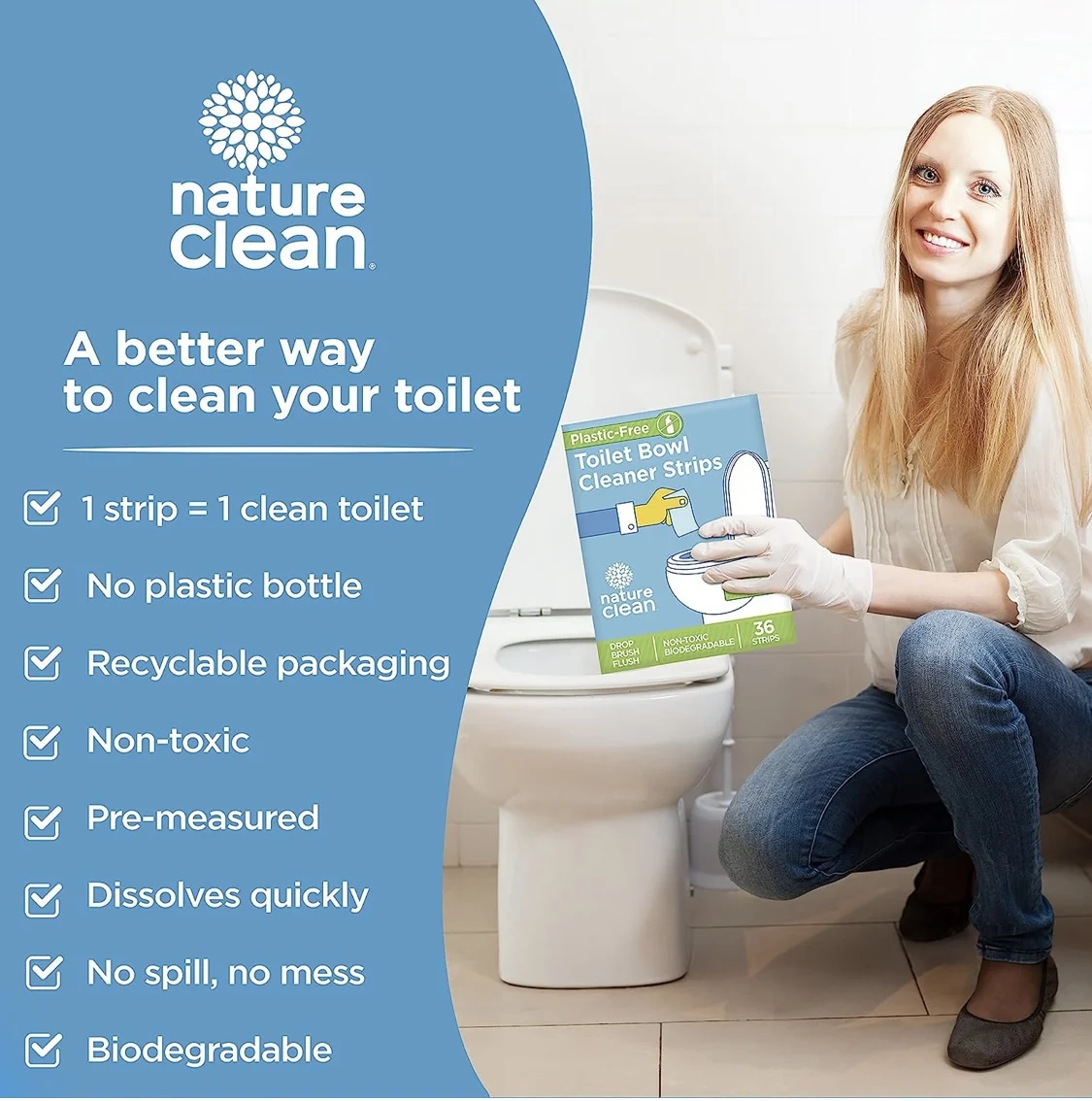 OEM Toilet Bowl Detergent Sheet Cleaning Quick Dissolve Descaling and Refreshing Cleanser Sheet