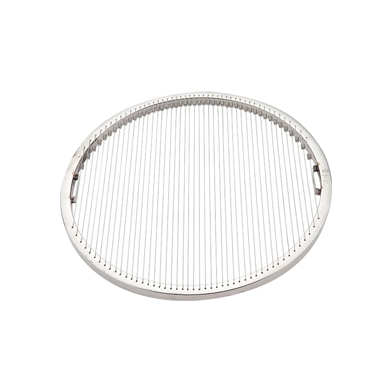 Pinniu  korean barbecue 304 stainless steel 29.5cm  33cm bbq grill grates wire mesh for restaurant roast charcoal easy clean