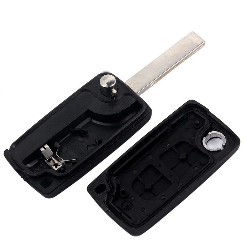 2, 3 Button Remote Control Key Fob Shell Flip Car Key Replacement For Citroen C2 C3 CE0536 Peugeot