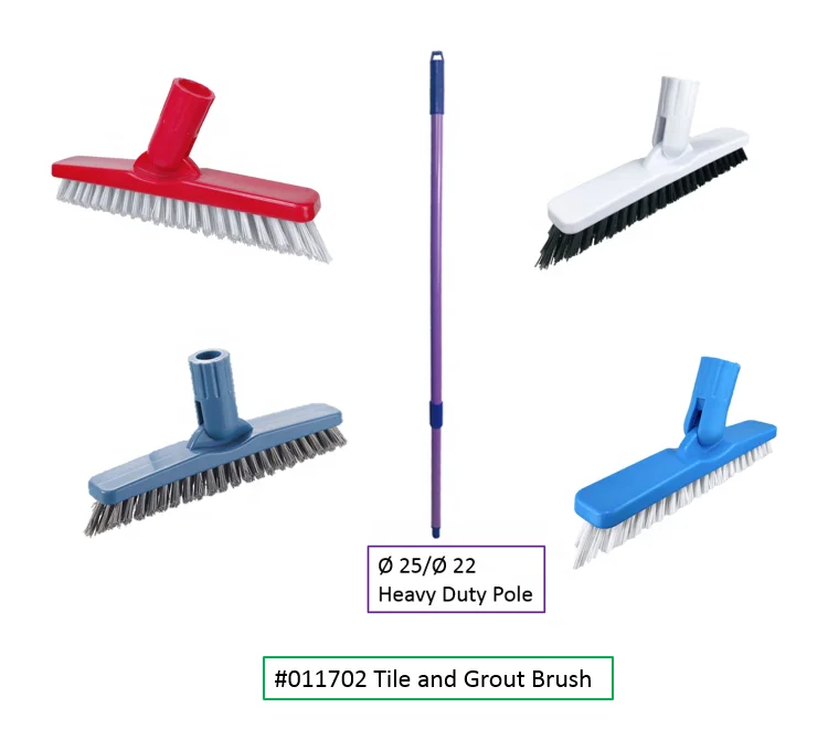 EcoClean v-shape Swivel Corner Scrub Brush,Stiff Bristle tile and Grout brush,Grout cleaner for Kitchen Shower Tub Tile Surface