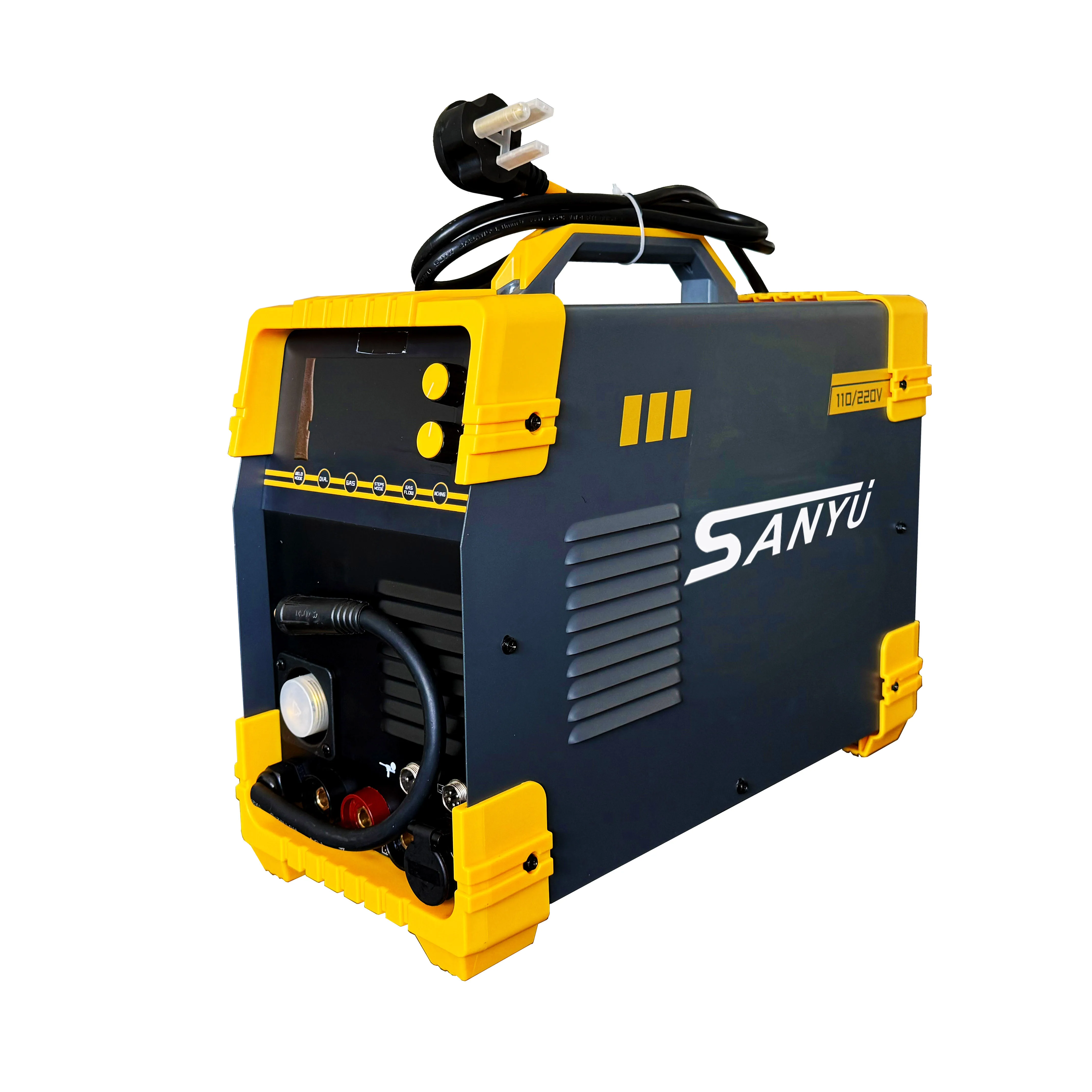 SANYU Factory Price MCT-520 110V 220V Dual Voltage 4IN1 MIG TIG MMA CUT Arc Welding Machine Welder