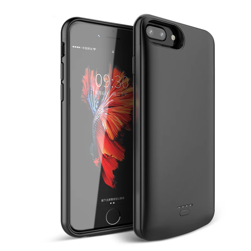 
2020 hot sale External wireless 5500mAh charging case portable power source charger battery cases for iphone 6/6s/7/8plus 