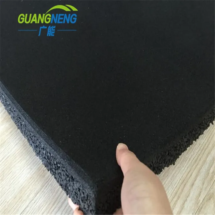 Shock absorbing floor mats crossfit gym rubber flooring