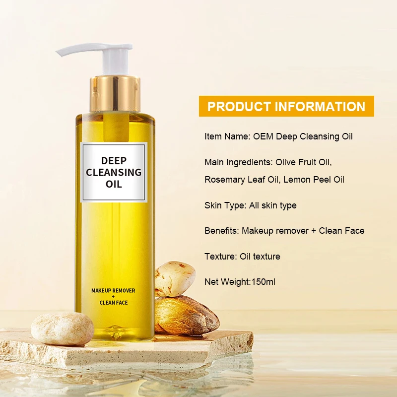 Private Label Moisturizing Makeup Remover Korean Face Deep Cleansing Oil