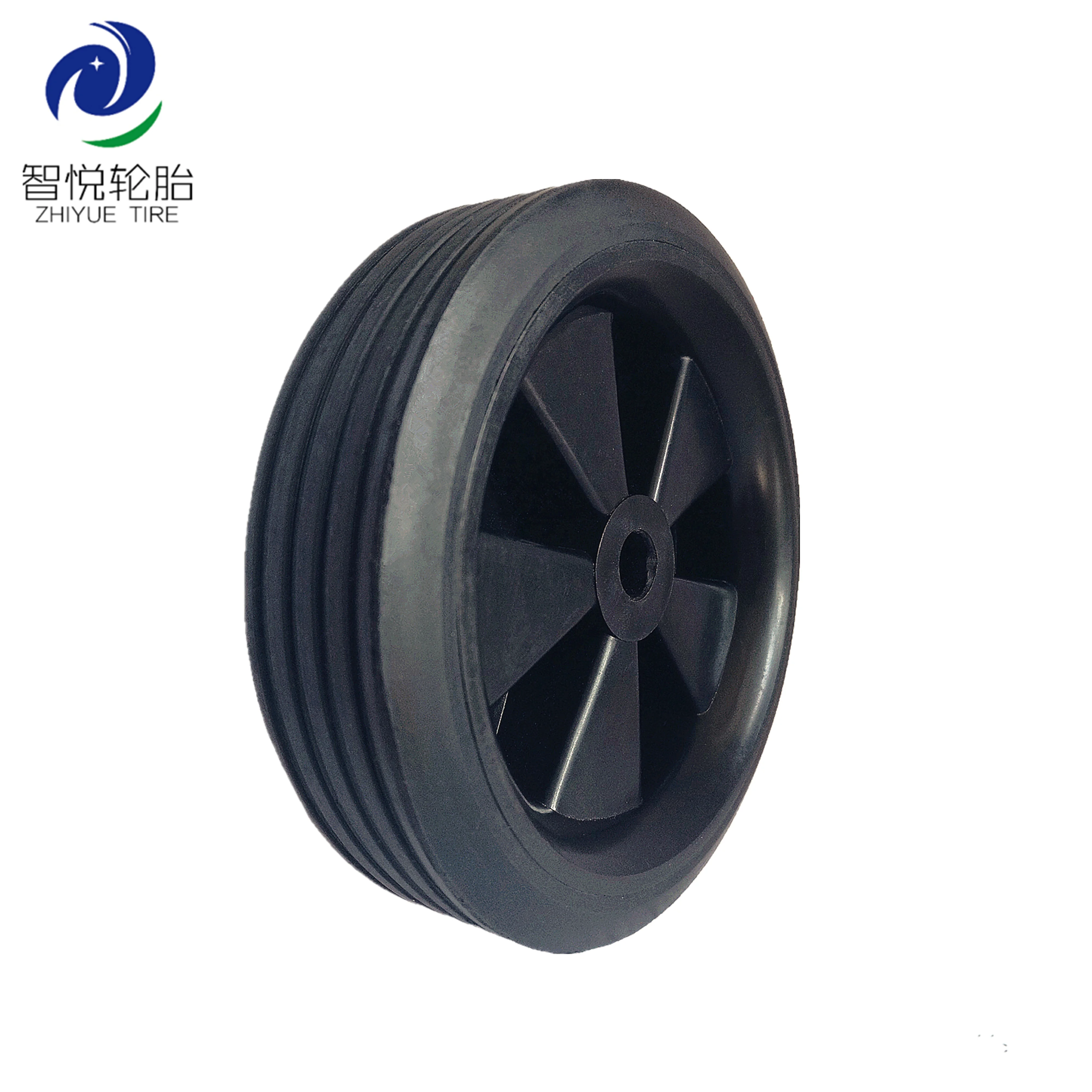 4 inch lawn mower solid rubber wheels