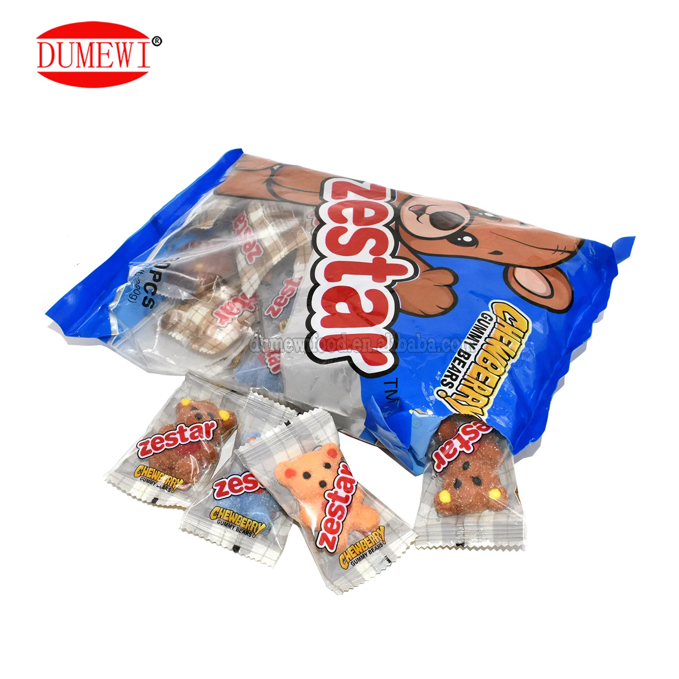 factory OEM bear shape sugar coated marshmallow