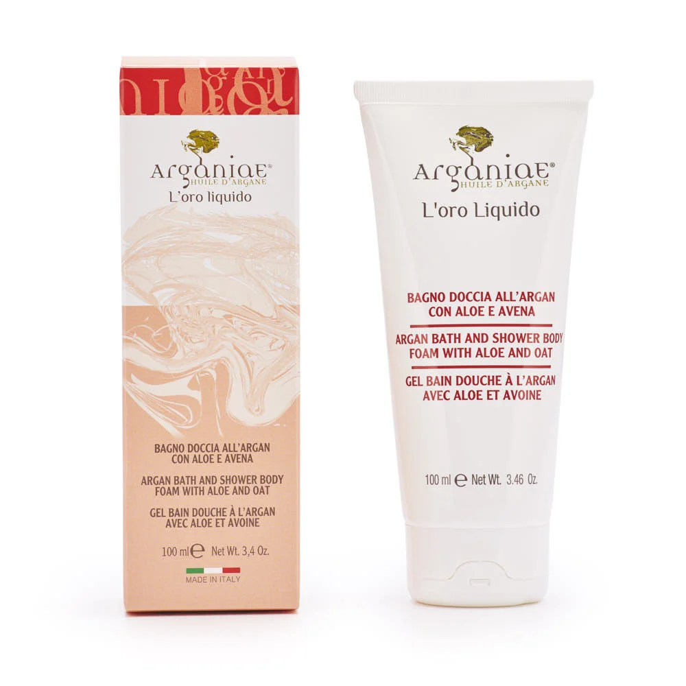 Cleans Skin Gently Organic Aloe Extract Natural Refreshements Body Wash Softening Argan Bath Shower Gel