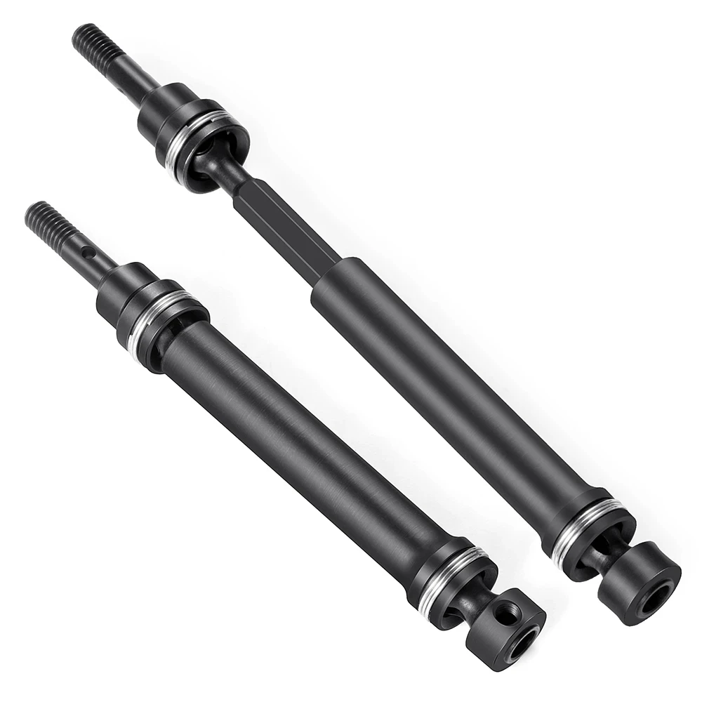 Reinforced Front & Rear CVD 2Pcs Steel Drive Shaft for Mini E-Revo Summit VXL Slash 4WD 1/16 RC Car Upgrade Spare Parts
