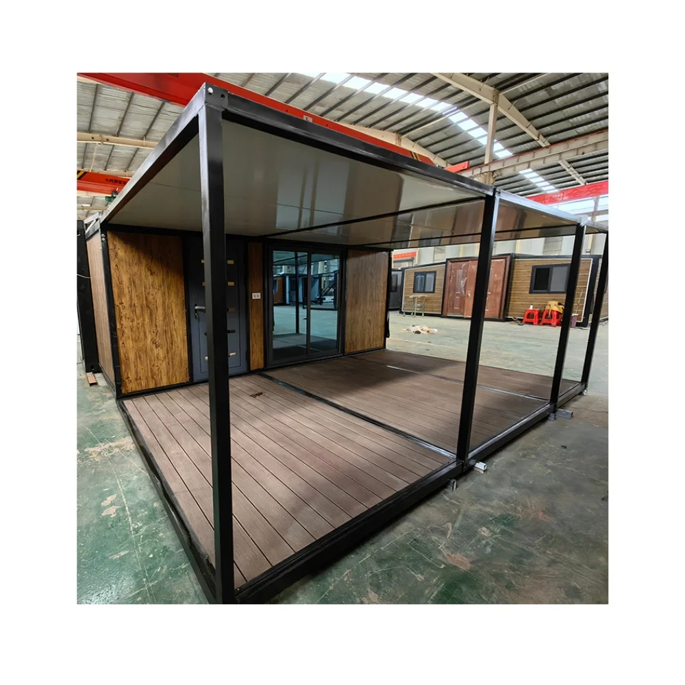 New Design 20 30 40 Feet Luxury Mobile Home Modular Prefab Container Houses With Forecourt