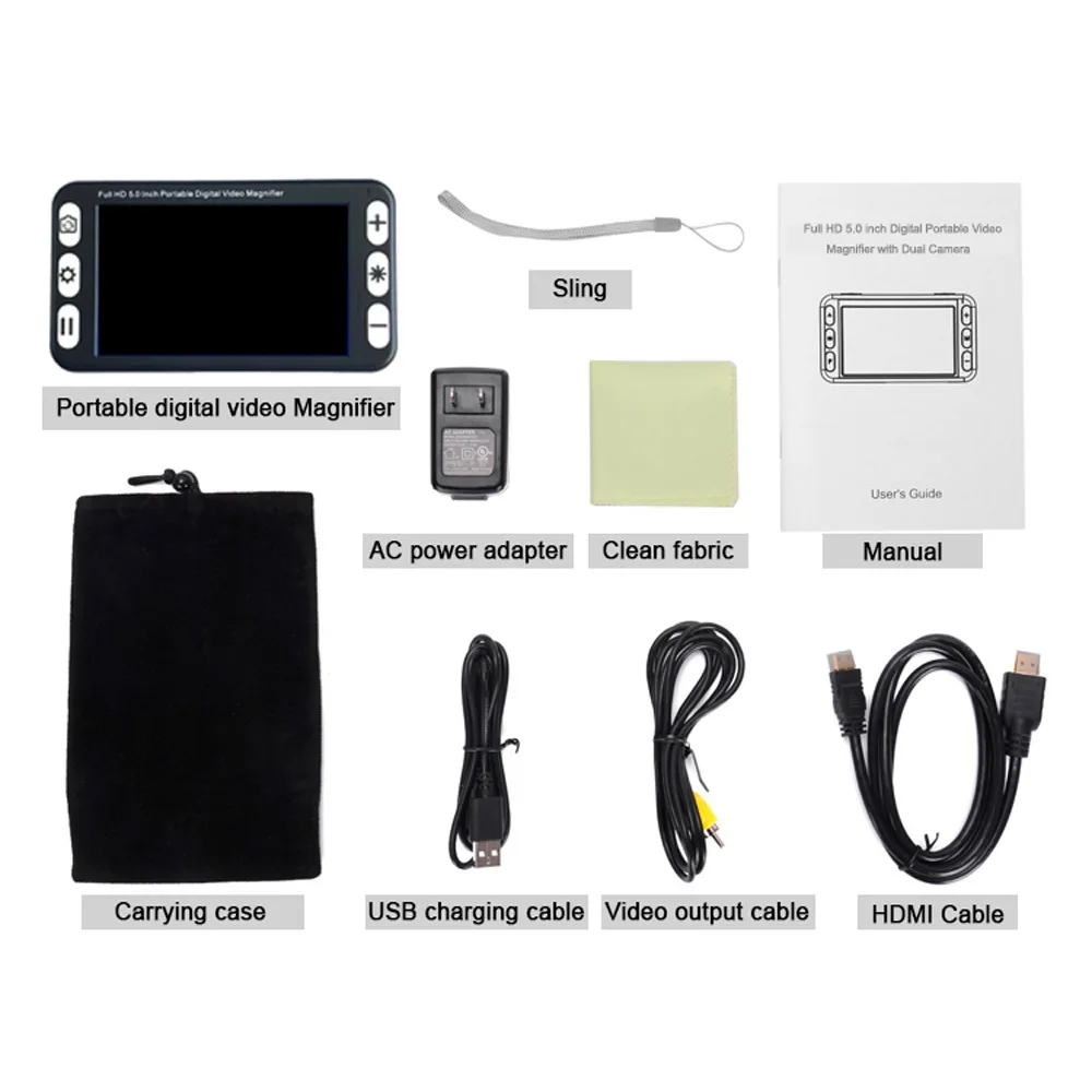 Low vision digital magnifier
