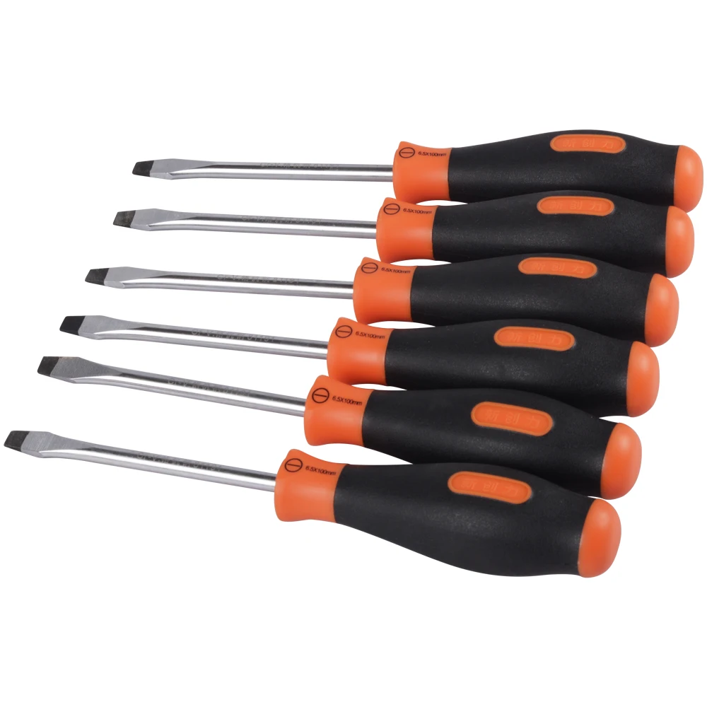 RTS Wholesale Rubber Handle 8mm Philip Screwdriver Magnetic Chrome Vanadium Steel Household Screwdriver