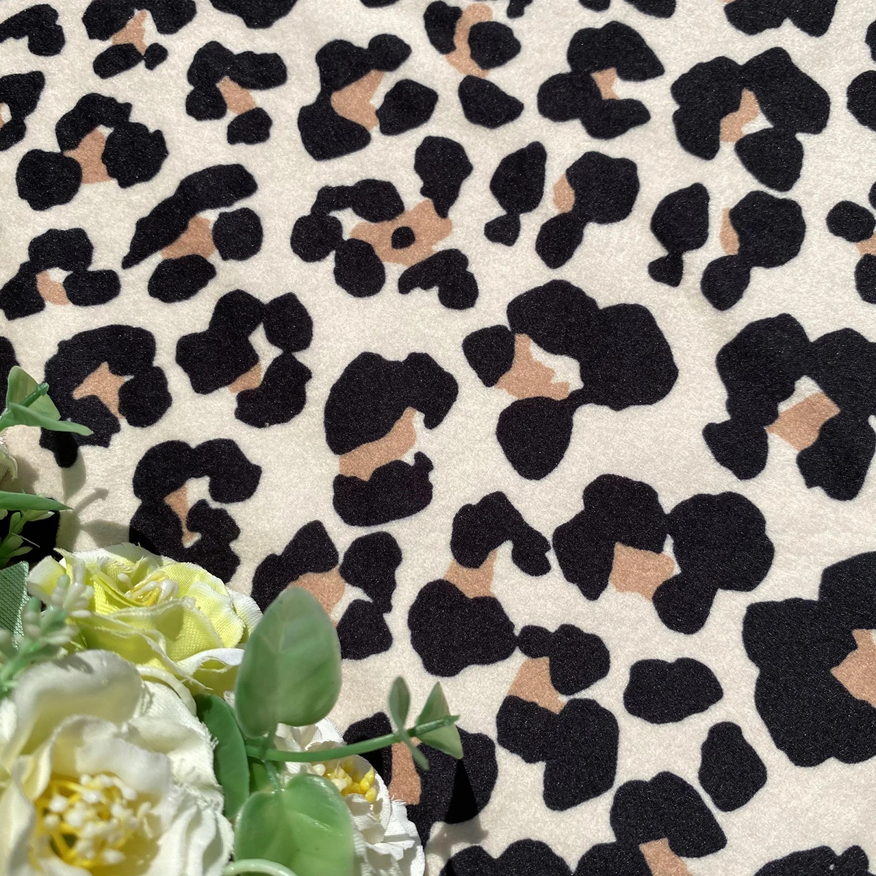 Фабрика Shaoxing, 100% полиэстер, флисовая ткань, пикантное платье с леопардовым принтом