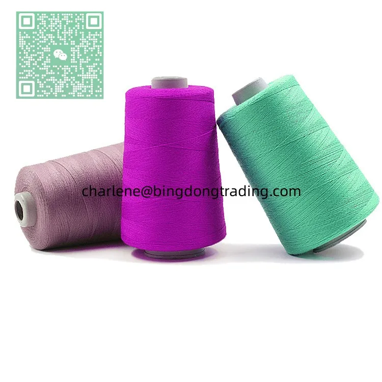 20s/2 20/3  With 2500yard 3000yard 5000yard Per Cone Ring Spun With Yizheng Fiber Material 100% Polyester Sewing Thread