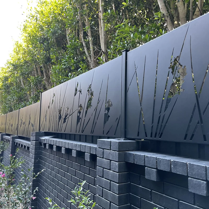 Metallic Fence Adjustable Accessories Aluminum Sheet Metal Fencing