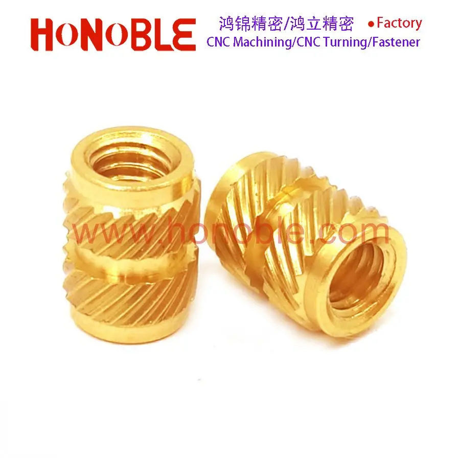 SL-B-M2/SL-B-M3/SL-B-M4/SL-B-M5 brass insert nuts