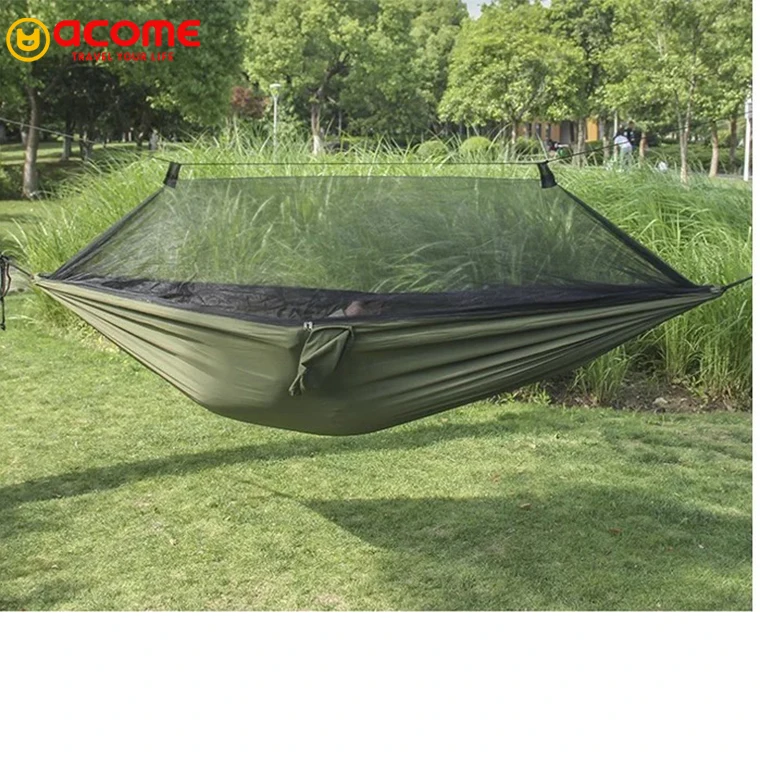 Уличный гамак для развлечений, высокопроизводительное Уличное оборудование для кемпинга с защитой от комаров, гамак