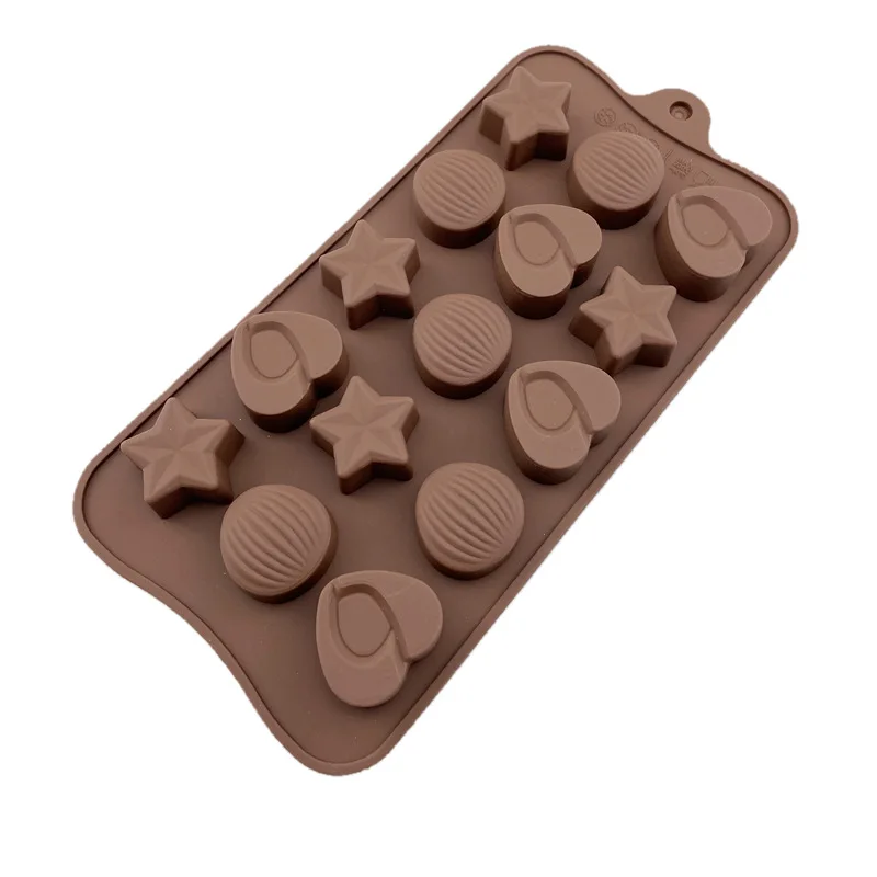 DIY Handmade Wholesale Kitchenware Ball Heart Shapes Chocolate 3D Molds Silicone Chocolate Moulds