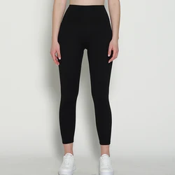 Wholesale High Waist Sports Pant Double Sided Nude Tights Yoga Leggings Seamless Women Workout Leggings