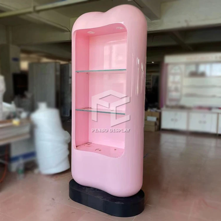 Pink Beauty Salons Store Cosmetic Shop Decoration Design Beauty Showcase Beauty Shop Interior Decor