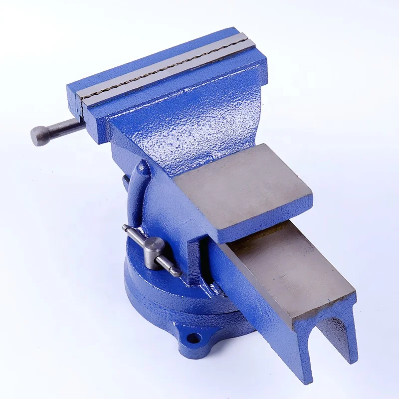 3/4/5/6/8/10/12 inch 360 degree Rotating Bench Vise Multi Purpose Cast Iron Heavy Duty Bench Vice with Anvil